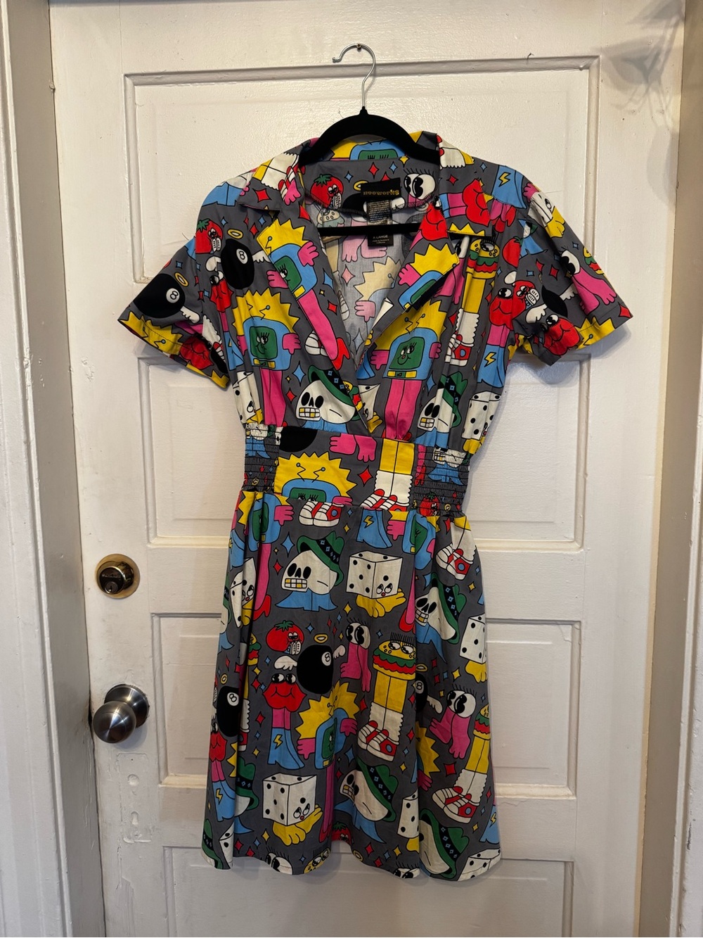 Nooworks Leah dress in Burger Babie Extra Large